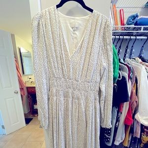 A New Day - Size S - Long Sleeve - Full-Length - Stretchy - Black & White Dress